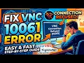 How To Fix VNC Connection Refused 10061 Error