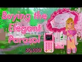 Buying The Elegant Parasol in ROBLOX Royale High 60k diamonds me and my diamonds are crying