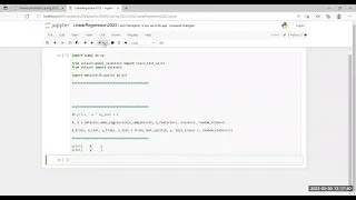 Machine Learning Foundations 2022 - Linear Regression with numpy