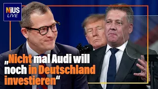 Wahlkampf mit Trump: „Nicht mal Audi will noch in Deutschland investieren“ I NIUS Live