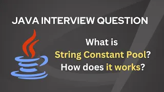 What is String Constant Pool How does it works Java Interview Question