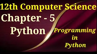 12th computer science new syllabus chapter 5 python variable and operators