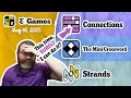 NYT Connections Mini Crossword and Strands May 16 2025