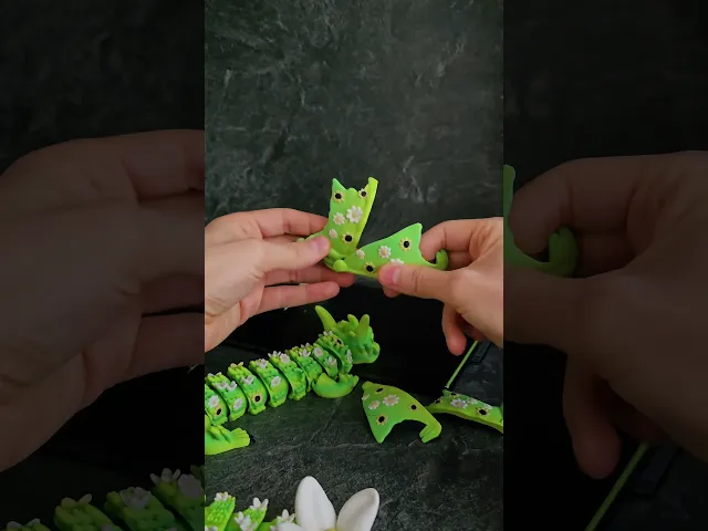 Flower Meadow Dragon Flexi / Large video thumbnail
