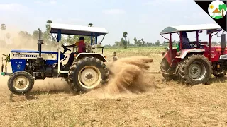 swaraj vs mahindra tractor racing video u0026 tractor tochan punjab style come to village