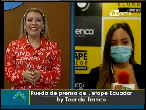 Rueda de prensa de L'etape Ecuador by Tour de France