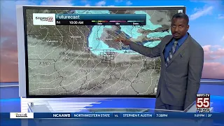 Tracking cold wintry weather