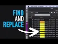 Change Clip Names Fast Find and Replace Tool - Tutorial