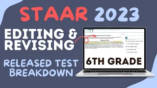 STAAR 2023 6th Grade Released Test Your Guide to Revising Editing Questions