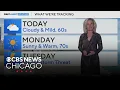 Cloudy and mild on Sunday in Chicago