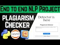 Building a Plagiarism Detector Using Machine Learning Plagiarism Detection with Python