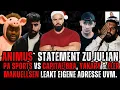 Lagu ANIMUS STATEMENT ZU JULIAN, MANUELLSEN LEAKT ADRESSE, PA SPORTS VS ALLE UVM. - DER ANIMUS PODCAST