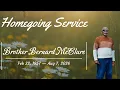 Homegoing Service of Brother Bernard McClure
