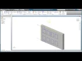Noblin Inventor Tutorial 018 - Modeling Rectangular Pattern