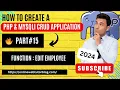 PHP MySQLi CRUD Application Tutorials Handle Function Edit Employee