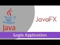 Login Application in JavaFX