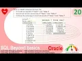 Oracle SQL Practical question with answer Consolidate two rows as single row