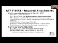 Documents that are Required to be Attached to the ATF Form 4473
