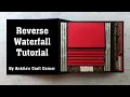 Reverse Waterfall Tutorial Scrapbook page ideas Pop-up Album Scrapbook element