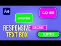 Responsive Text Box in After Effects No Plugins No Expressions