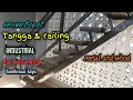 Download Lagu cara membuat tangga dari besi hollow / railing tangga besi hollow / tangga besi model industrial