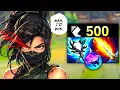 INSANE 1V9 CARRY WITH THIS BROKEN AKALI BUILD
