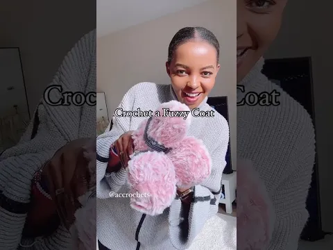 #crochet #furrycoat #tutorial #accrochets #diy