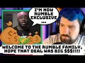 BREAKING NEWS Jidion tells Destiny he SIGNED EXCLUSIVE RUMBLE DEAL Destiny Jidion Chatting