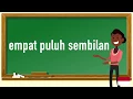Download Lagu How to pronounce empat puluh sembilan  in Indonesian