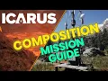 Lagu VOLLEDIGE ICARUS-compositiegids voor de nulsectormissie