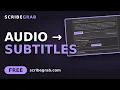 Make Subtitles From Any or Free SRT and VTT