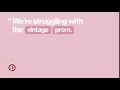 Pinterest UK s Vintage Prom Ad - Made In Chelsea
