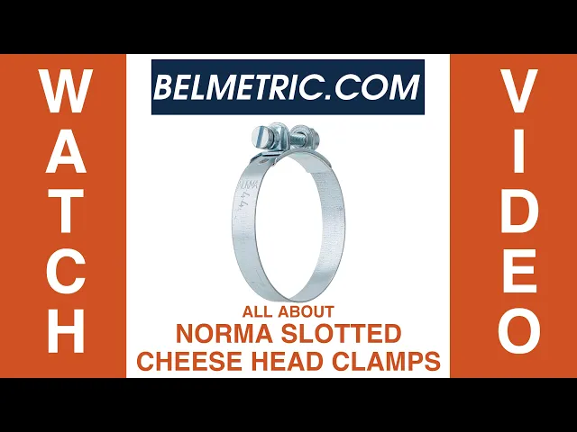 All About Norma Slotted Cheese Head Clamps
