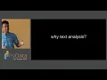 Why You Should Do Text Analysis in Python Even if You Don t Want to - Bhargav Srinivasa Desikan
