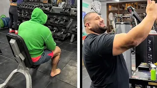 DEVON JUST ARRIVED AT LEVAN S GYM TO TRAIN TOGETHER 