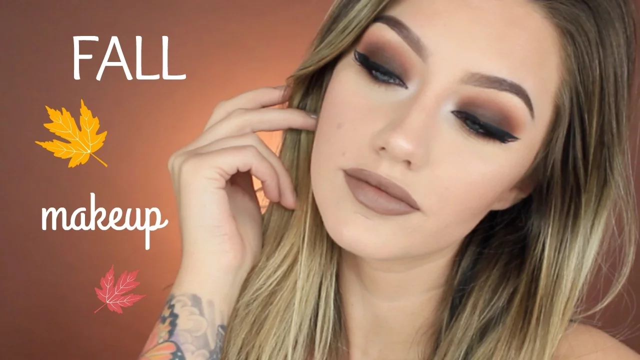 Brown Smokey Eye Tutorial | Fall Makeup | Jazzi Filipek