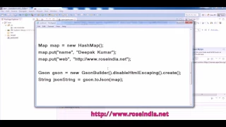 How to convert hashmap to json in Java