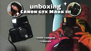 UNBOXING CANON G7X MARK III 📸