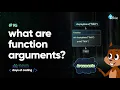 What are function arguments Tekie Byte