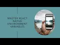 How to use environment variables in react native s new architecture without third party lib