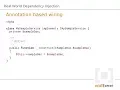 create simple spring dependency injection application with annotation