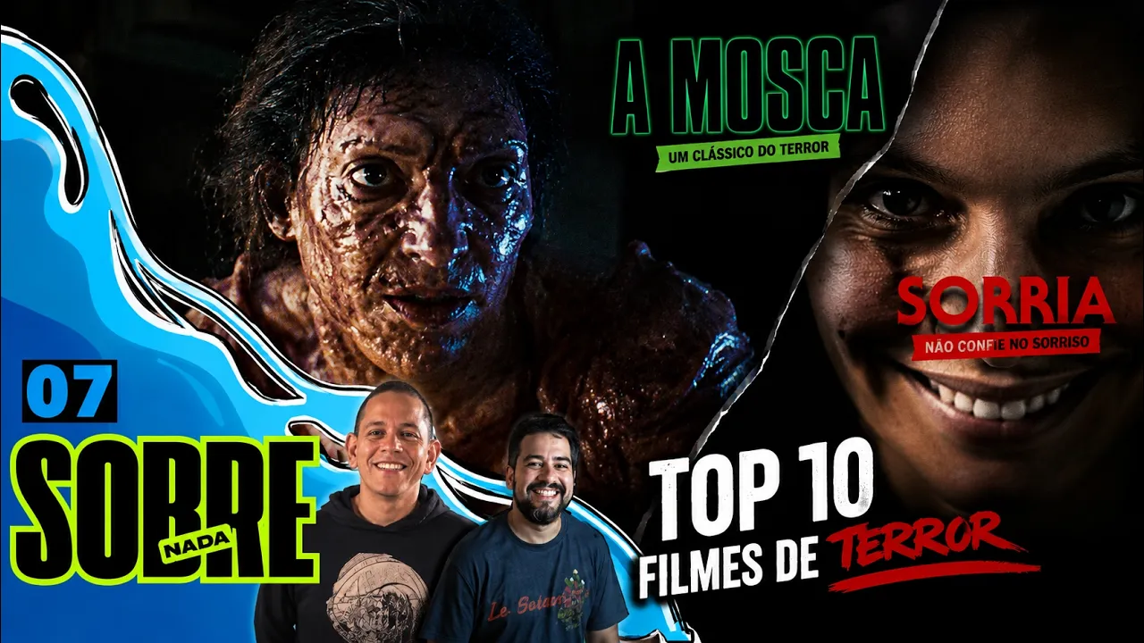 Top 10 Filmes de Terror Parte 7 👀 | A Mosca e Sorria Me Deixaram Sem Dormir