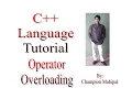 C Programming Language Tutorial 74 Operator Overloading with example