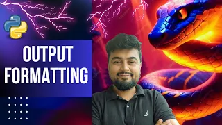 Python Tutorial for Beginners Master Output Formatting Hindi