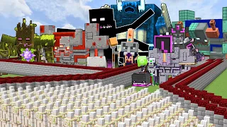 IRON GOLEM ARMY DEATHRUN (EVERY MINECRAFT DUNGEONS BOSS)