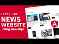 How to Build a News Website with API in angular 10 Angular website