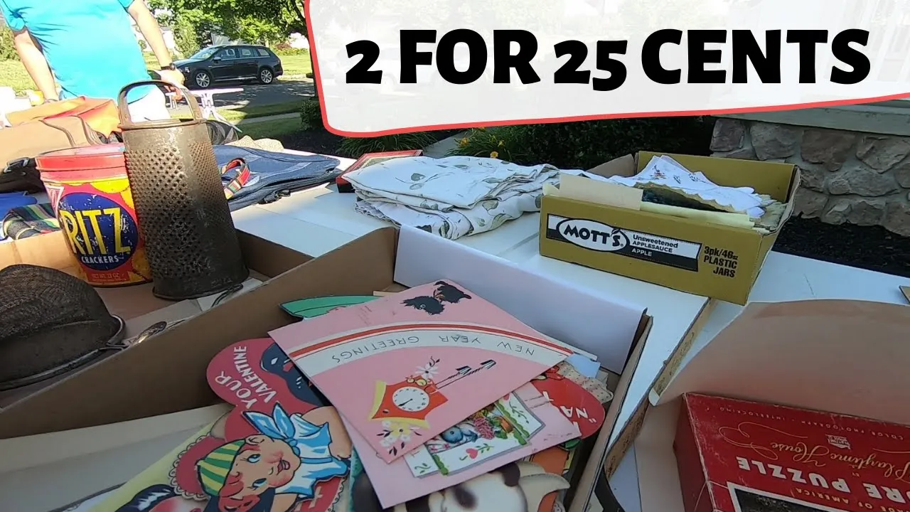 I Was Wrong About This YARD SALE! Garage Sale Shopping