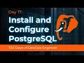 Day 17 Install and Configure PostgreSQL 100 Days of DevOps - KodeKloud Engineer