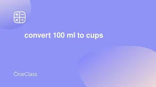 convert 100 ml to cups