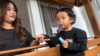 Kerjo disusul anak bojo ❤️🙏🏻